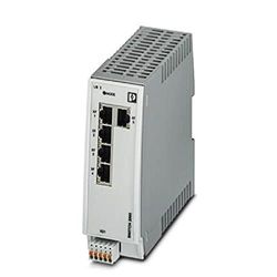 Phoenix Contact FL Switch 2005 hanterad switch 2000, 5 RJ45-portar 10/100 Mbit/s, skyddsklass: IP20, Profinet överensstämmandeklass A
