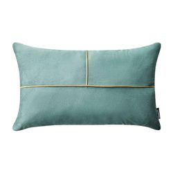 ROOM99 Be Glam Simple 30 x 50 cm Fundas de cojín Decorativas Decorativas Aesthetic Modern Dormitorio Salón Terciopelo Decoración Menta