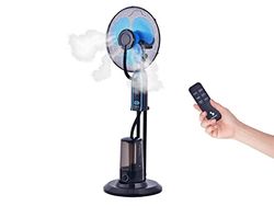 Beper VE.502 Ventilator met verstuiver, waterreservoir 3 l, programmeerbare timer, 3 snelheden, 3 ventilatiemodi, 75 W, ABS, zwart