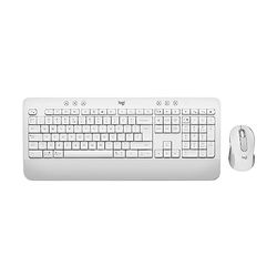 Logitech Signature MK650 Combo for Business, Wireless Mouse and Keyboard, Logi Bolt, Bluetooth, SmartWheel, Globally Certified, Windows/Mac/Chrome/Linux - White