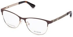 Guess GU2883 Gafas, Matte Dark Brown, 53/14/140 para Mujer