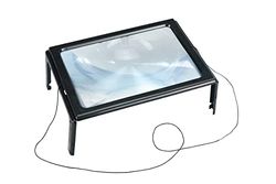 Maximex, lente d' ingrandimento con luce a LED e supporto pieghevole