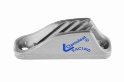 Clamcleat – Racing verticale, aperto, in alluminio, finitura argento, 49552