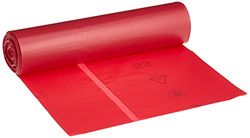 Vuilniszakken DEISS PREMIUM rood 70 of 120 liter, 120 Liter - 60 my, rood, 1