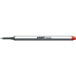 LAMY M 66 vulling 821 - Balpenvulling van metaal in de kleur rood voor Lamy rollerball zonder dop - lijnbreedte M