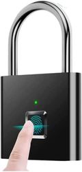 Lock Smart Vingerafdruk-hangslot, zinklegering, oplaadbaar via USB, biometrische duimafdruk, deur-hangsloten, Smart Life app, ontgrendeling voor deurslot