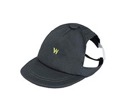 Wouapy pet voor honden, maat 3 voor verticale hoofdomtrek van 30 tot 36 cm, grijs