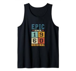 Classic 1960 Original Vintage Epic since Cumpleaños Camiseta sin Mangas