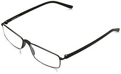 Rodenstock leesbril ProRead R2180 (unisex), bril met ontspiegelde volledige rand glazen, lichtgewicht leesbril met roestvrijstalen montuur, voor verziendheid (+1.5 dpt.), goud