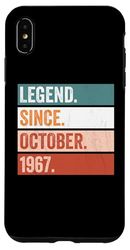 Legend Since October 1967 Happy Birthday Celebration Case for iPhone XS Max