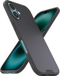 Smartish® iPhone 16 MagSafe-hoesje - Gripmunk magnetische slanke hoes [lichtgewicht en beschermend] dunne grip hoes met microfiber voering voor Apple iPhone 16 - Black Tie Affair