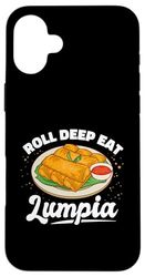 Funny Eat Spring Roll Snack Equipment Lumpia Lover Food Case for iPhone 16 Plus