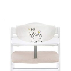 Highchair Pad Deluxe capa cadeira alta hauck - almofada para cadeira de madeira evolutiva Alpha Plus Beta Plus e Arketa - Almofada de 2 peças macia para cadeiras evolutivas lavável à máquina - Winnie
