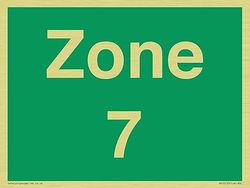 Zone 7 Sign - 200x150mm - A5L