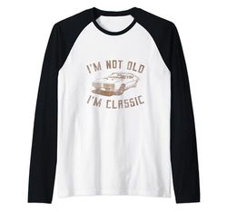 Gráfico divertido de coche I'm Not Old I'm Classic Camiseta Manga Raglan