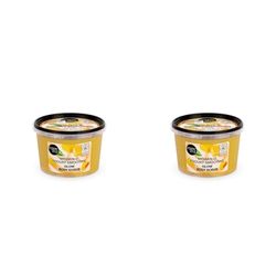 Organic Shop Vitamin C Yogurt Smoothie Glow Body Scrub, 250 ml (Pack of 2)