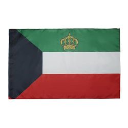 AZ FLAG Bandiera STANDARDO del SOVRANO del Kuwait 150x90cm - Bandiera del Regno del Kuwait 90 x 150 cm Foro per Asta
