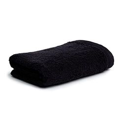 Möve Gant de Toilette Superwuschel 100% Coton, Noir, 60 x 110 cm