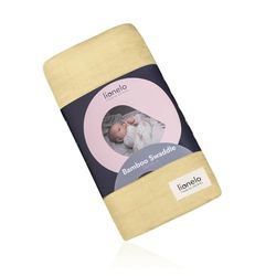 LIONELO Bamboo Swaddle mousseline babywikkel, babydeken van 100% natuurlijk bamboekatoen, afmetingen 120 x 120 cm, hydrofieldoeken, kinderdeken, aangenaam en zacht materiaal