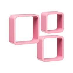 Premier Housewares Wandblokjes - Set van 3, Roze