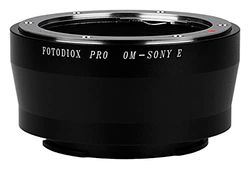 Fotodiox Pro Adattatore per Obiettivo Compatibile con Obiettivi Olympus OM (obiettivo del film) su Fotocamere con Attacco Sony E