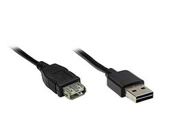 Good Connections verlengkabel USB EASY stekker A naar bus USB 2.0 - Easy USB 1,00 m zwart