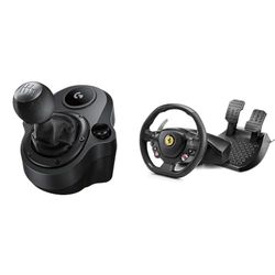 Logitech G Driving Force & Thrustmaster T80 RW Ferrari 488 GTB