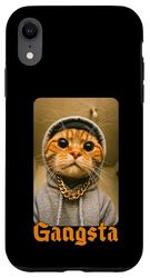 Gangsta Kitty Gangster Cat Meme Funny Cats Gang Humor Case for iPhone XR