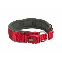 TRIXIE Prem, Collar, Extra Ancho M-L 40-48 cm, 40 mm Rojo