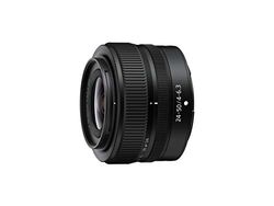 Nikon Nikkor Z 24-50mm f/4-6.3, Zoom a Pieno Formato, Super Compatto, FX Mirrorless, Meccanismo di Ritrazione, Nero, Nital Card: 4 Anni di Garanzia