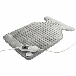 Almohadilla eléctrica para cervical y dorsales 100W, alivia dolores y proporciona calor terapéutico.