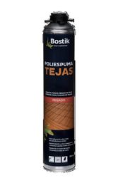 Bostik, Poliespuma Tejas, Poliespuma Expansiva de Poliuretano Especialmente Indicada para la Fijación de Tejas y el Relleno de Huecos y Cavidades en Tejados, Bote 750 ml para Pistola Gris