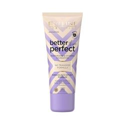 Eveline Cosmetics Better Than Perfect Foundation - Acabado radiante, hidratante y vegano con ácido hialurónico y colágeno vegetal