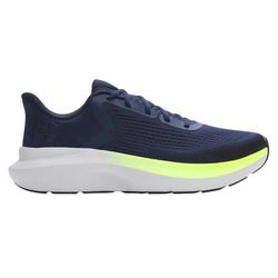 Under Armour Homme UA Charged Rogue 5 Basket, Bleu Marine délavé Haute visibilité Jaune Noir, 40.5 EU