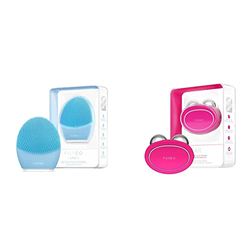 Foreo Luna 3 Piel Mixta, Cepillo De Limpieza Facial, Masajeador Facial El & FOREO BEAR Masajeador facial eléctrico de microcorrientes I Reductor de papada I Define el contorno de la mand