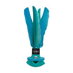 Waboba Flyer Soft Rubber Shuttlecock, Mint Green/Blue