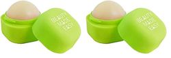 Beauty Made Easy Natural origin Lip Balm LIME & LEMON, with Natural Ingredients, 6.8 g (Paquete de 2)