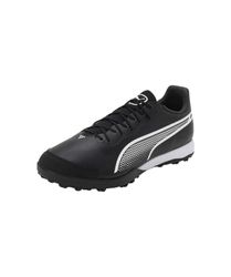 PUMA Unisex King Pro Tt Zapatos de fútbol, Puma Black Puma White, 47.5 EU