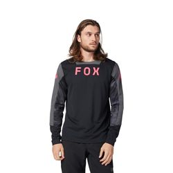 Fox Racing Men's Koszulka ROWEROWA Z Dollugim RKAWEM Fox Defend Taunt Black S T-shirt, S