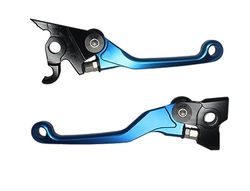 ACCOSSATO Paire de leviers bleus pour Ktm 450 XCW/XCR-W de 2008 à 2013 (CC 450)