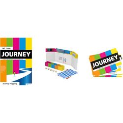 Playroom Journey Flip Starter Set – 3 pezzi kit fai da te per customer Journey Mapping con set GECKO e schede di presentazione – lingua inglese