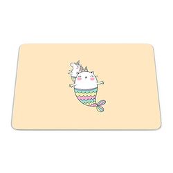 Bonamaison, Rectangle Pop Art Digital Printed Mouse Pad, Non-Slip Base, for Office and Home, Size: 22 x 18 cm