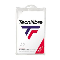 Sac De 12 Overgrips Tecnifibre Contact Pro Blancs