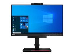 Lenovo ThinkCentre Tiny In One 22 (Gen4) Touch - Computer Monitor LED 21.5", 1920 x 1080 Full HD (1080p), Touch Screen, Black [Clase de eficiencia energética E]
