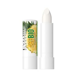 Eveline Cosmetics Extra Soft Bio Pineapple Lip Balm with Shea Butter - Deep Moisturizing and Soothing Formula for Dry, Chapped Lips - Enriched with Vitamins A & C