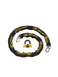 Burg-Wachter - Catena di sicurezza per moto, 2 m, 12 mm, colore: Nero