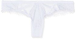 Seven Til Midnight X-Large White Geo Galloon Lace Panty