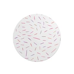 Questo Casa, Round Digital Printed Mouse Pad, Non-Slip Base, for Office and Home, Diameter:22cm