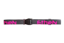 Ethen CN0114, Gürtel Black Denim/Pink Fluo H.30 mm Unisex Erwachsene, Schwarz, einzigartig
