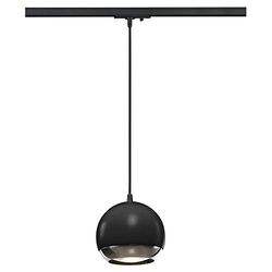 SLV foco para sistema monofásico LIGHT EYE 150 / projetor, foco LED, projetor de teto, luminária de teto, sistema de carril, iluminação interior / GU10 75 W preto